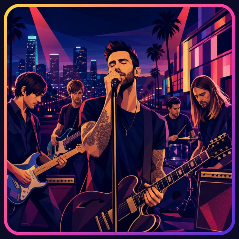 Illustration of Maroon 5