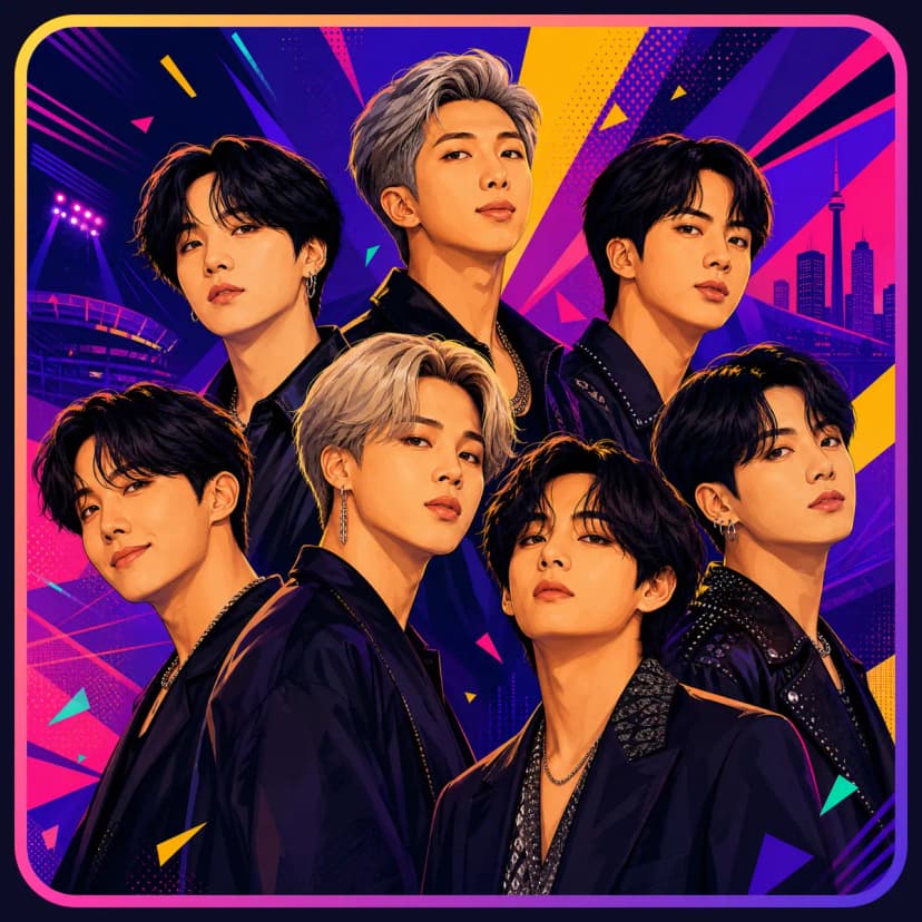 Illustration of BTS