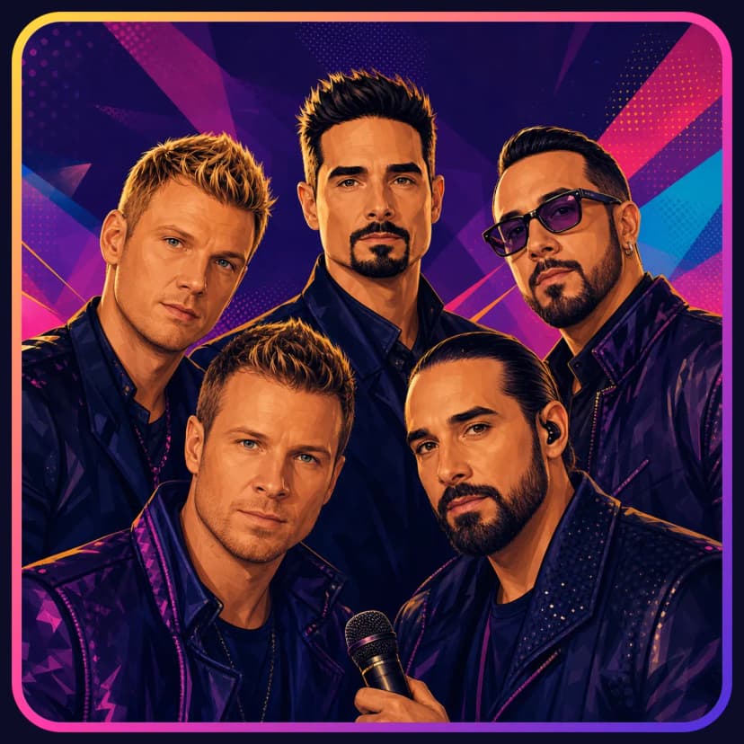 Illustration of Backstreet Boys
