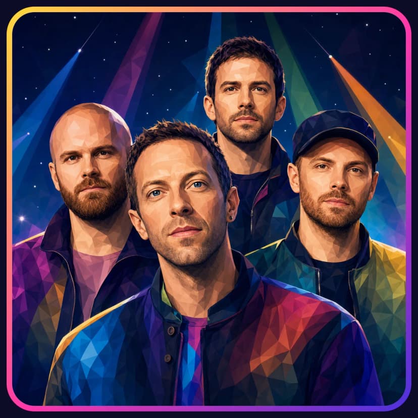 Illustration of Coldplay