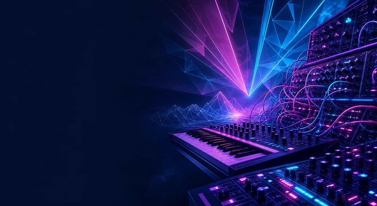 Illustration of electronic music for SongTrivia
