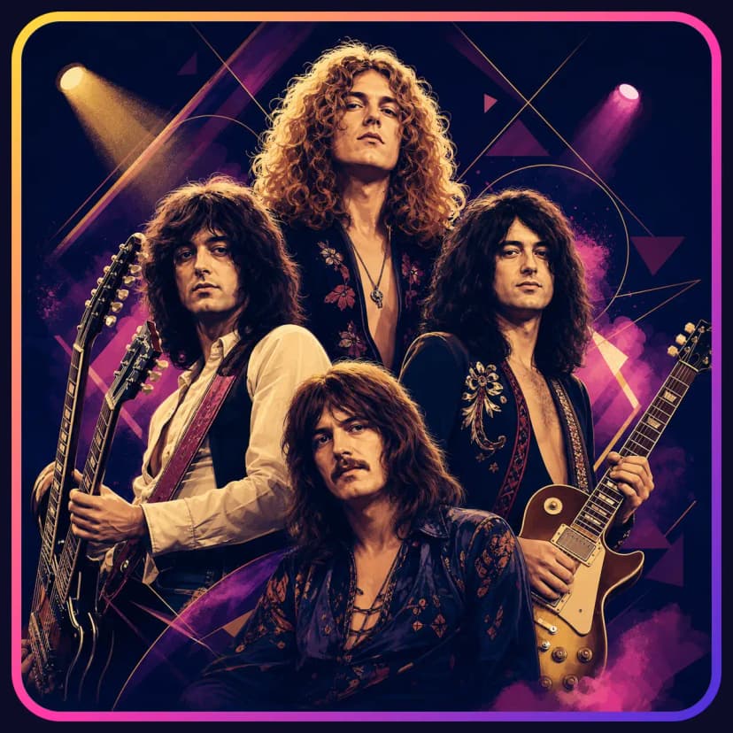 Illustration of Led Zeppelin