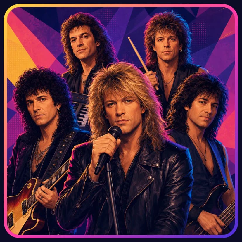 Illustration of Bon Jovi