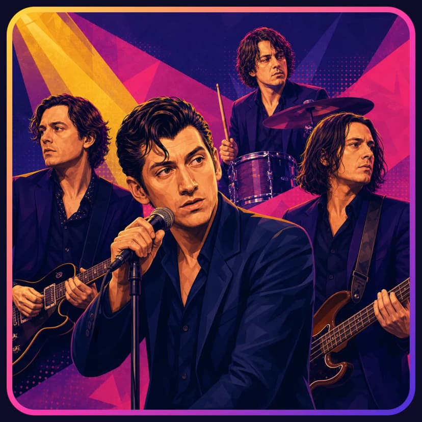 Illustration of Arctic Monkeys