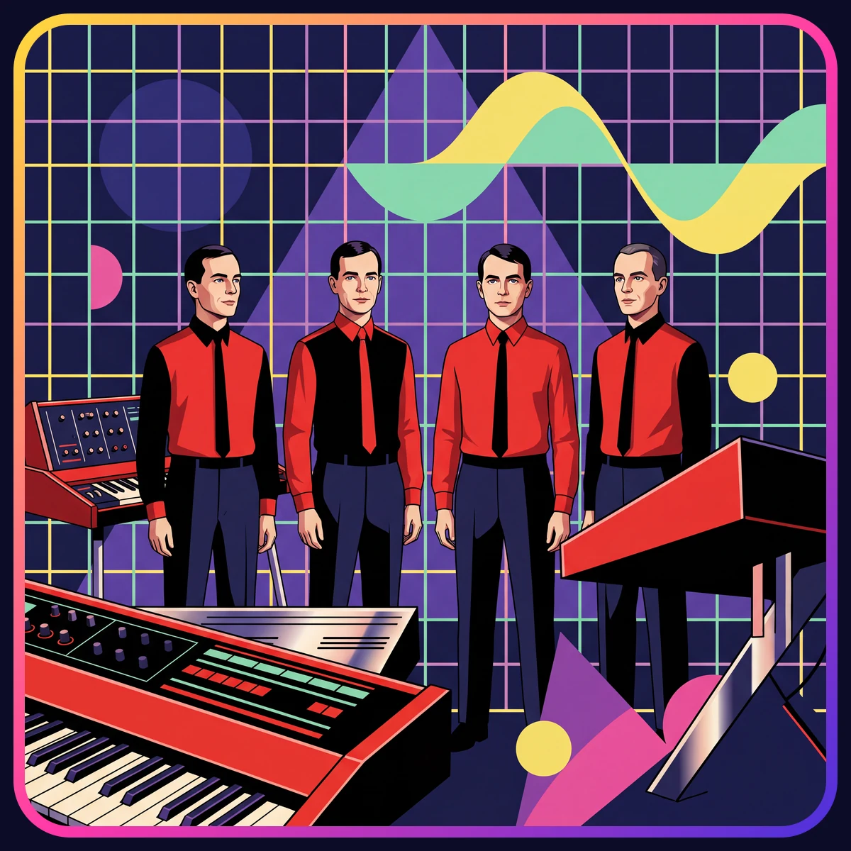 Illustration of Kraftwerk