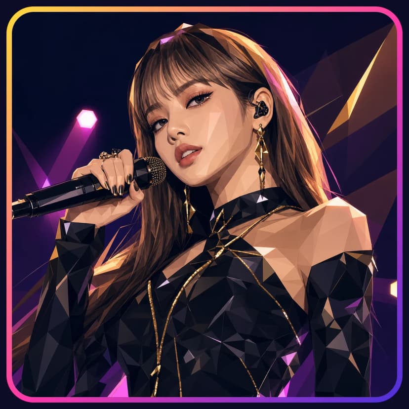Illustrated portrait of LISA
