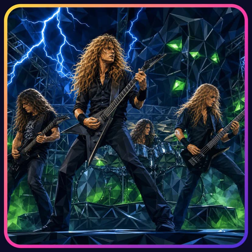 Illustration of Megadeth