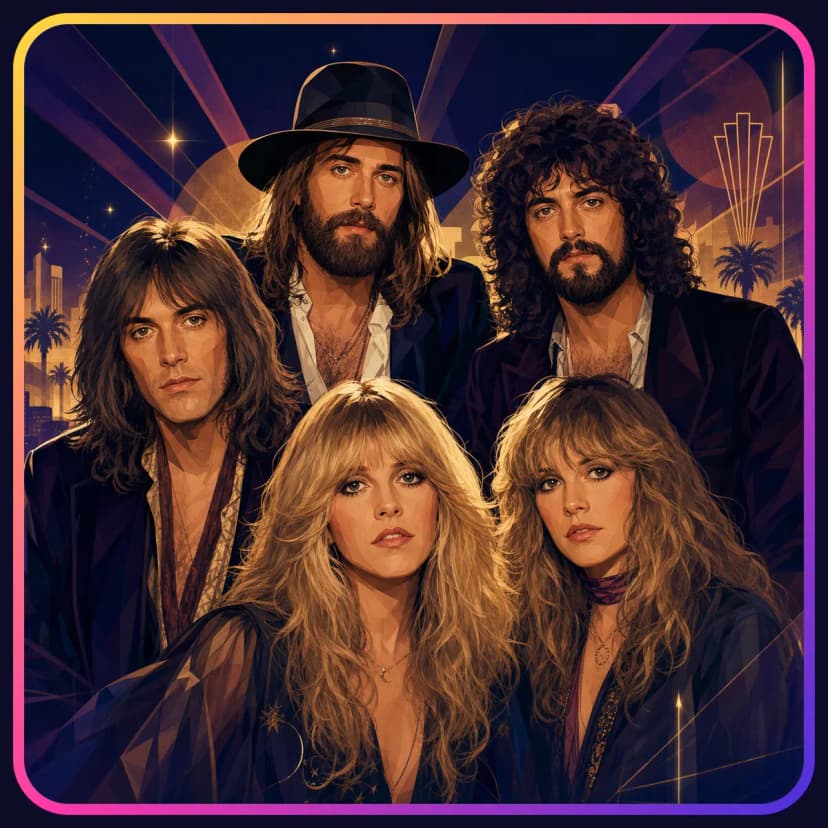 Illustration of Fleetwood Mac