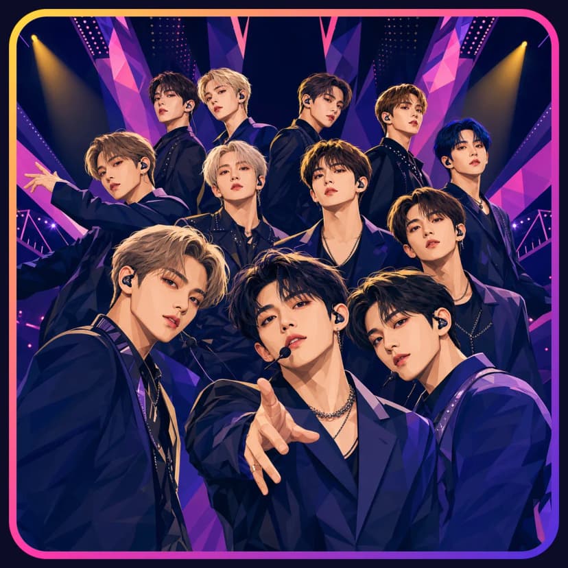 Illustration of SEVENTEEN