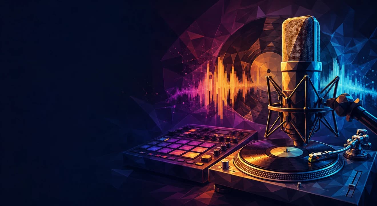 Illustration of rap music for SongTrivia