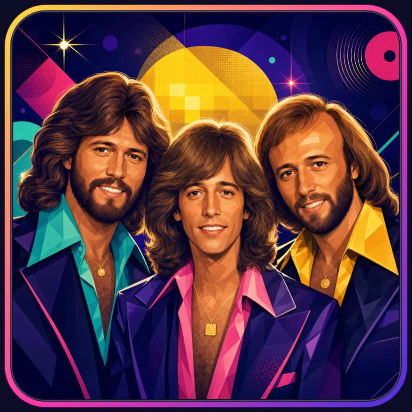 Illustration of Bee Gees