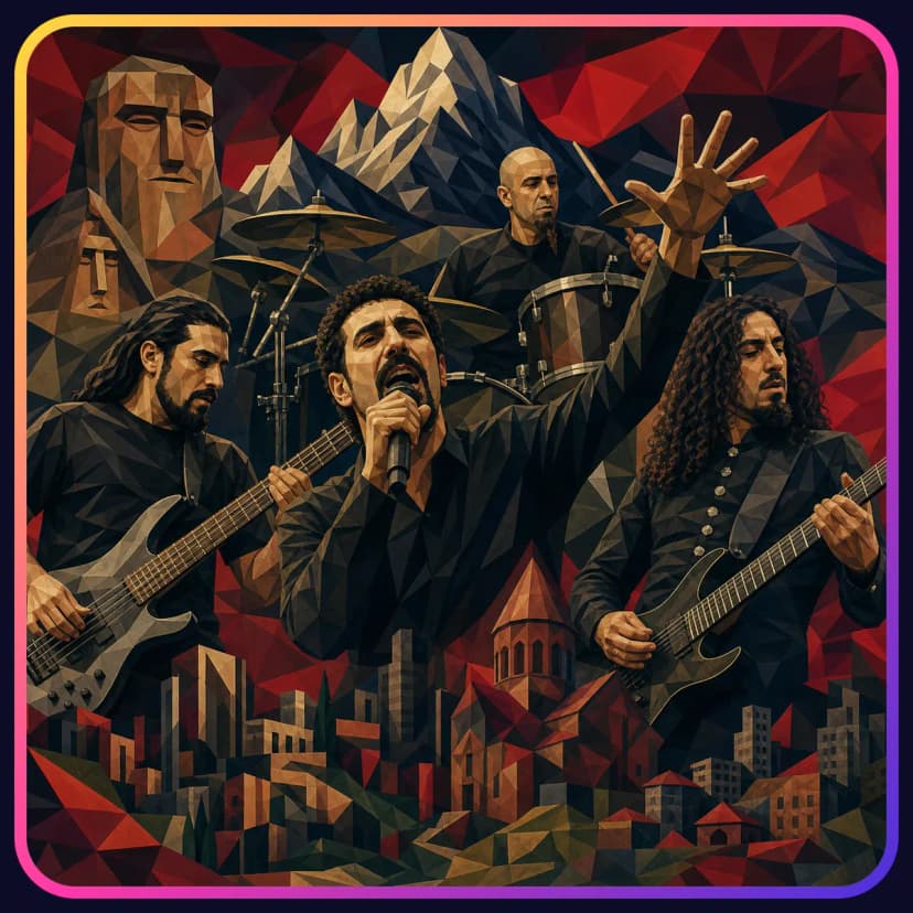 Illustration of System of a Down